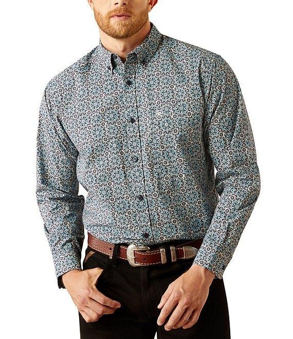 Ariat Men's Santiago Classic Fit Printed Shirt Product Image