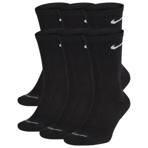 Nike Mens Everyday Plus Cushioned Training Crew Socks (6 Pairs) | SX6897-010 Product Image