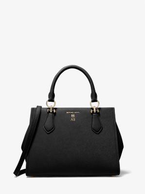 Marilyn Medium Saffiano Leather Satchel Product Image