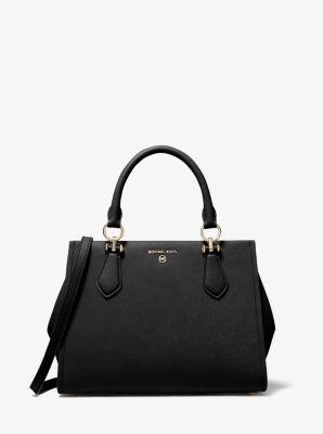 Marilyn Medium Saffiano Leather Satchel Product Image