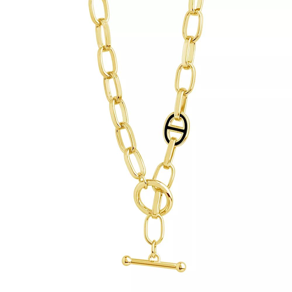 MC Collective Brass Brynlee Toggle Necklace, Women's, Gold Product Image