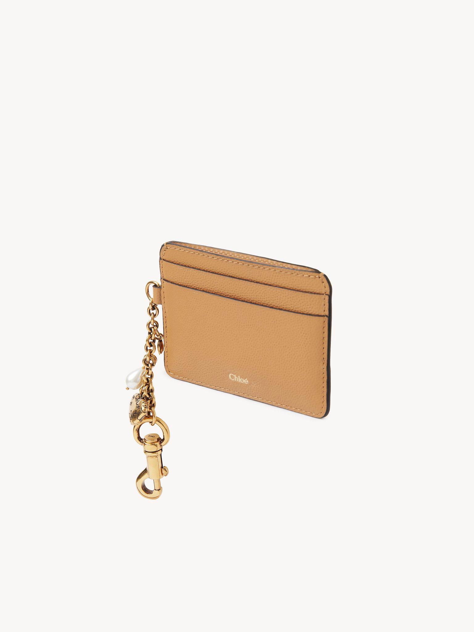 Chloé Charms card holder in grained leather Product Image
