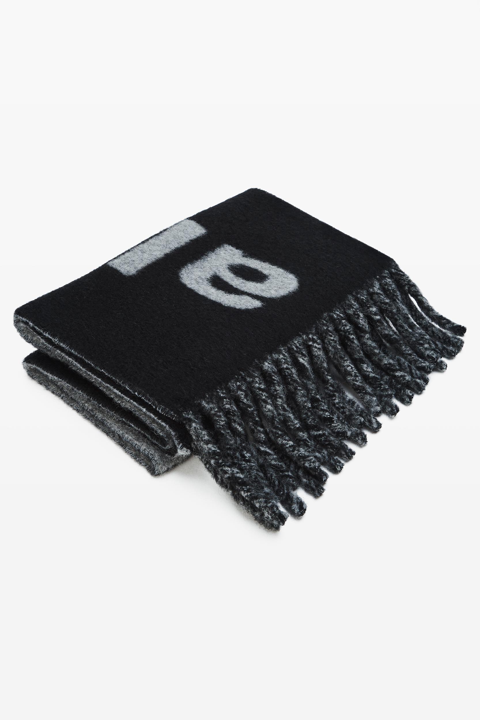 Jacquard Logo Scarf In Alpaca-wool Blend Product Image