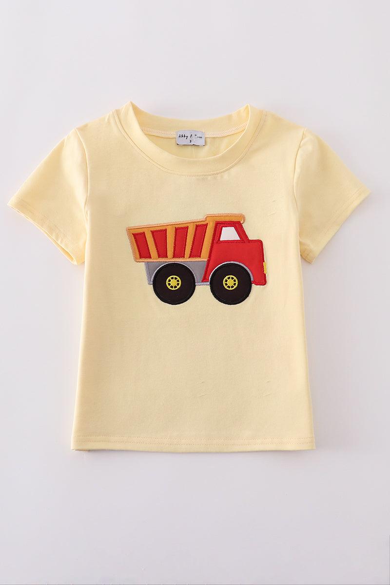 Yellow truck applique top Product Image