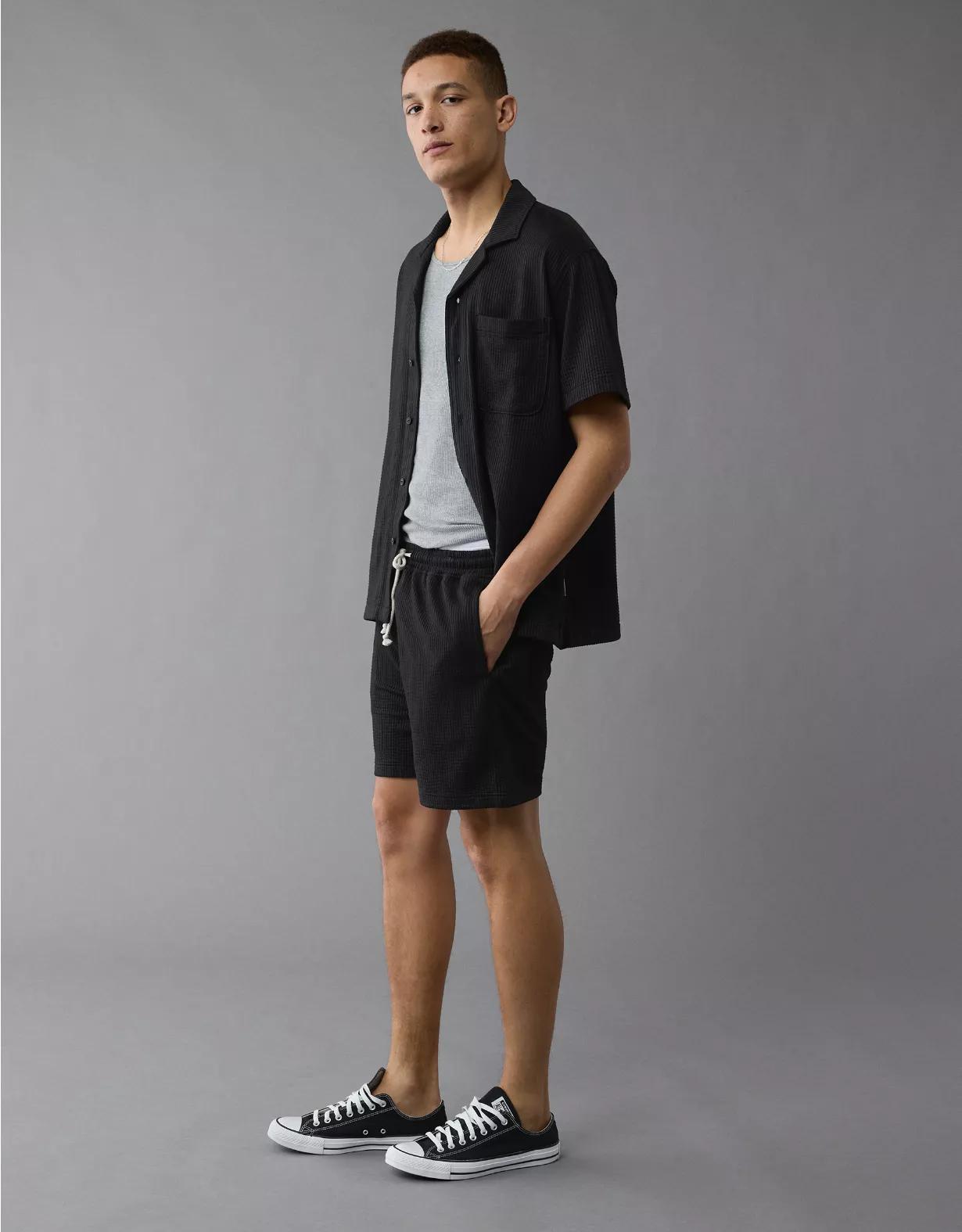 AE 5" Flex Knit Striped Trekker Short Product Image