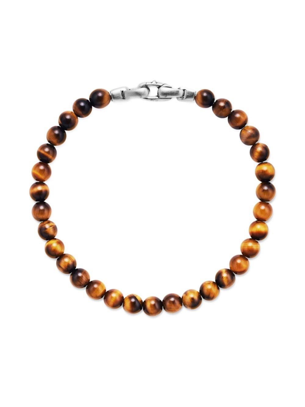 sterling silver Spiritual Beads bracelet (8mm) Product Image