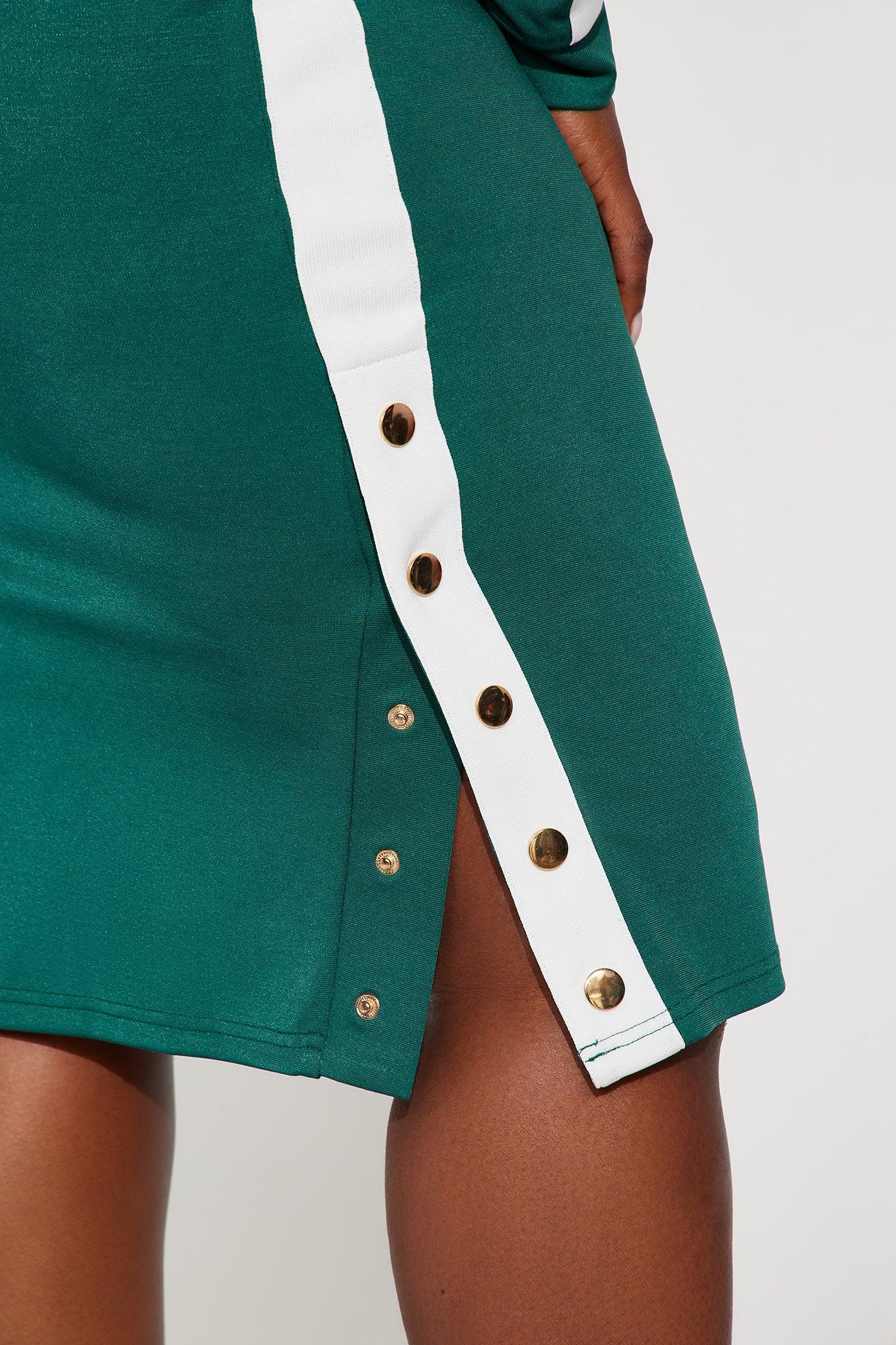 Track Star Midi Dress - Emerald Product Image