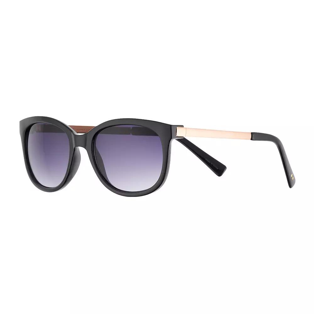 Women's LC Lauren Conrad Lynx Square Sunglasses, Black Product Image