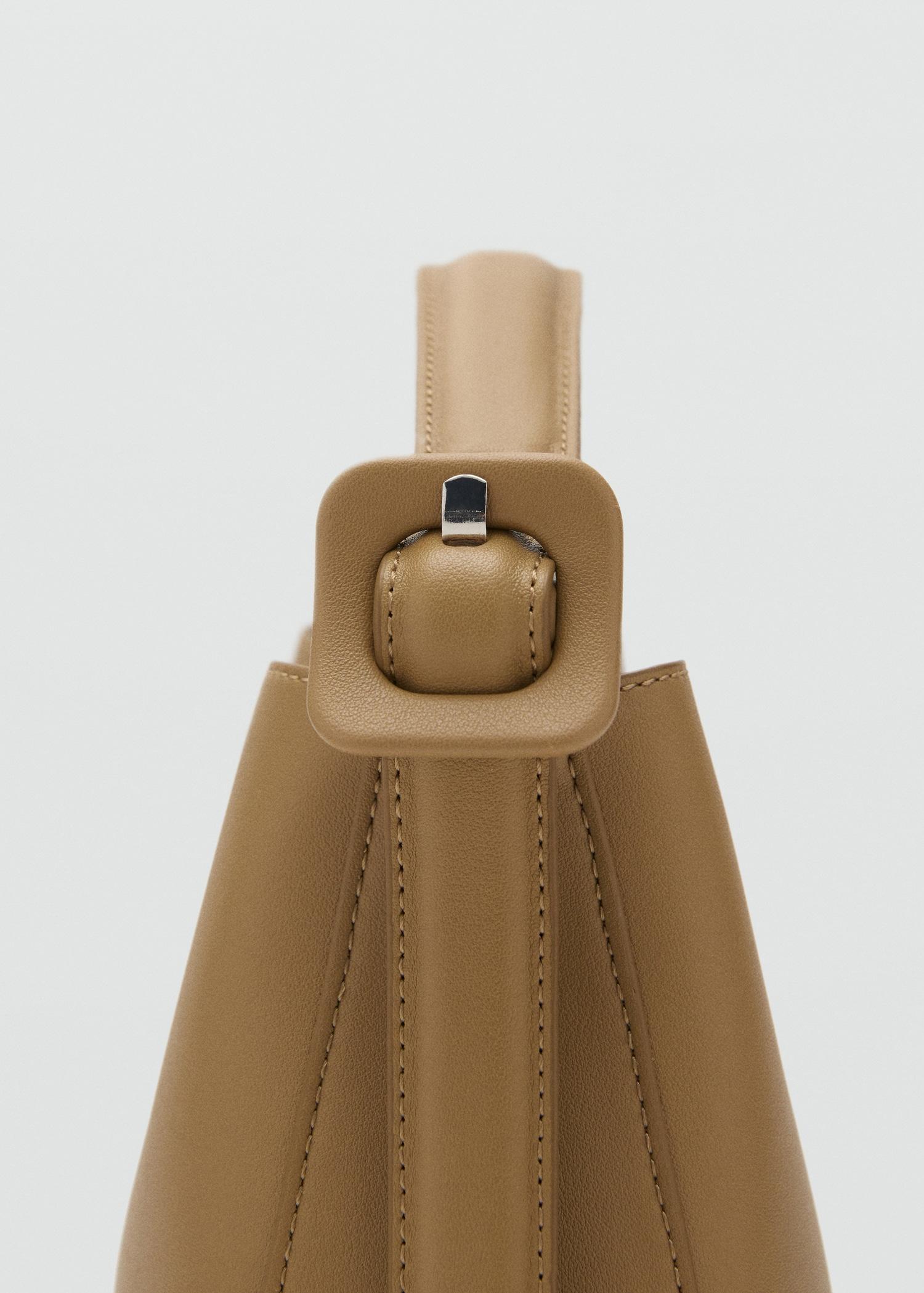 Mini shopper bag with buckle - Women | MANGO USA Product Image