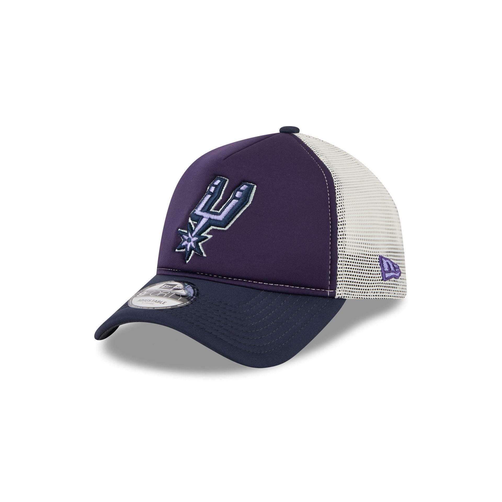 Tampa Bay Rays Navy Purple 9FORTY A-Frame Trucker Hat Male Product Image