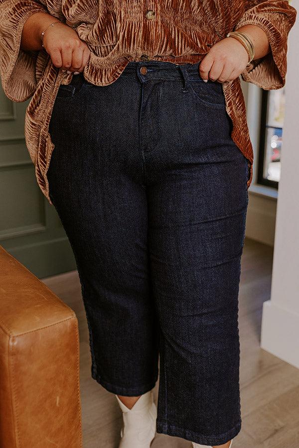 JUDY BLUE Kinsley High Waist Wide Leg Jean Curves Product Image