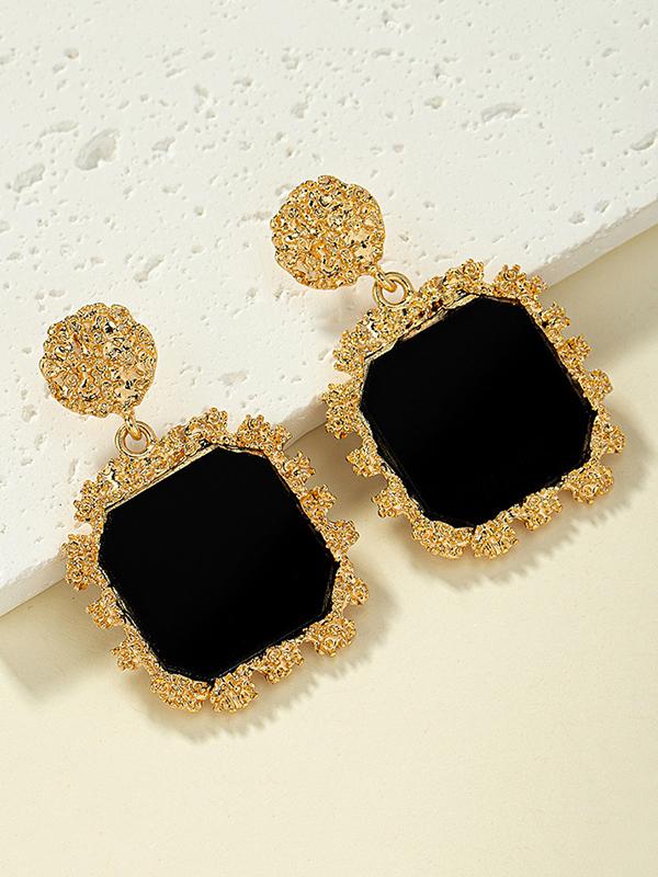 Geometric Drop Earrings Product Image