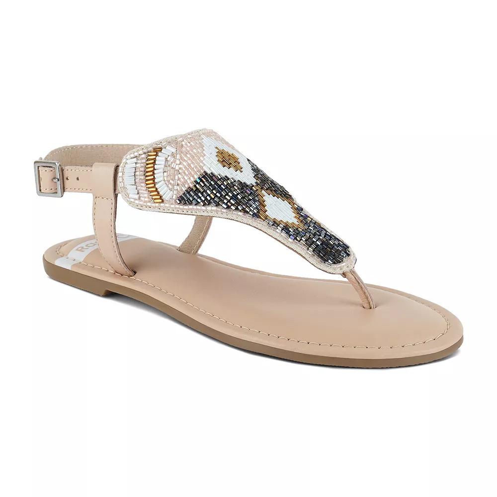 Rag & Co Chitra Women's Sandals, Size: 6.5, Beige Product Image