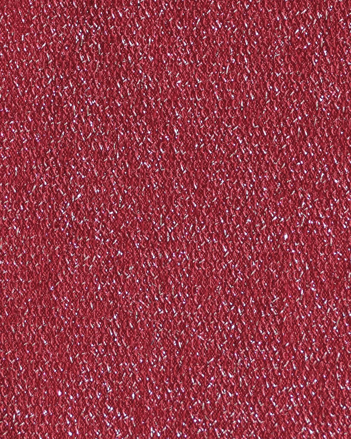 Red Knit Contrast Color Fake Two Piece Bikini Set Product Image