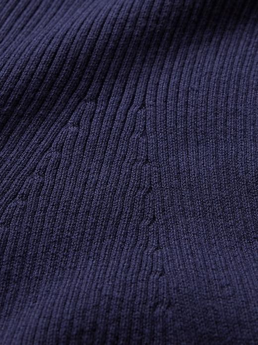 Mockneck Rib Mini Sweater Dress Product Image