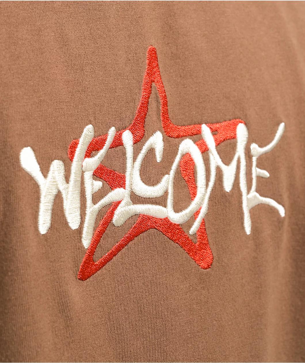 Welcome Vega Brown T-Shirt Product Image