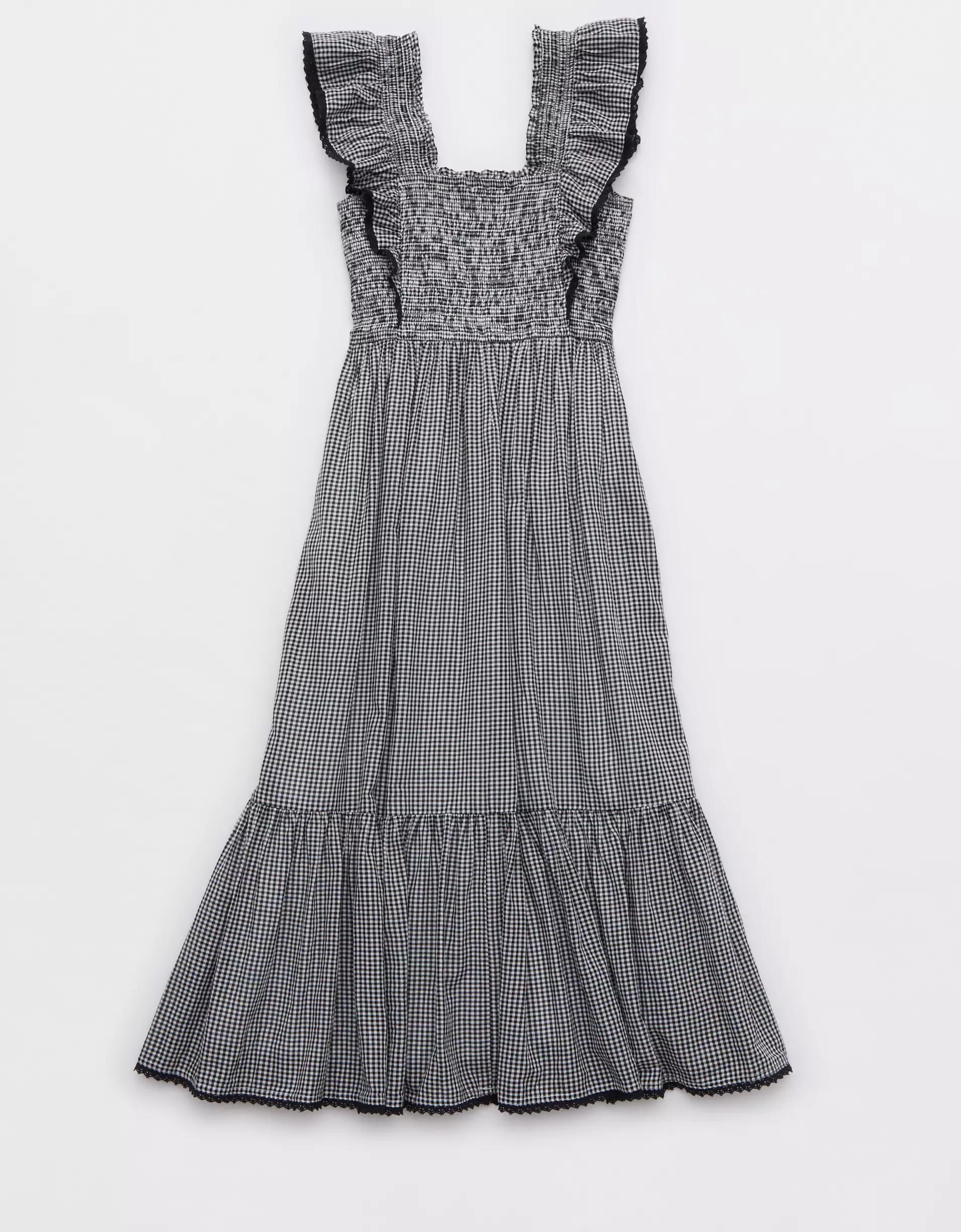 Aerie Ruffle Maxi Dress Product Image