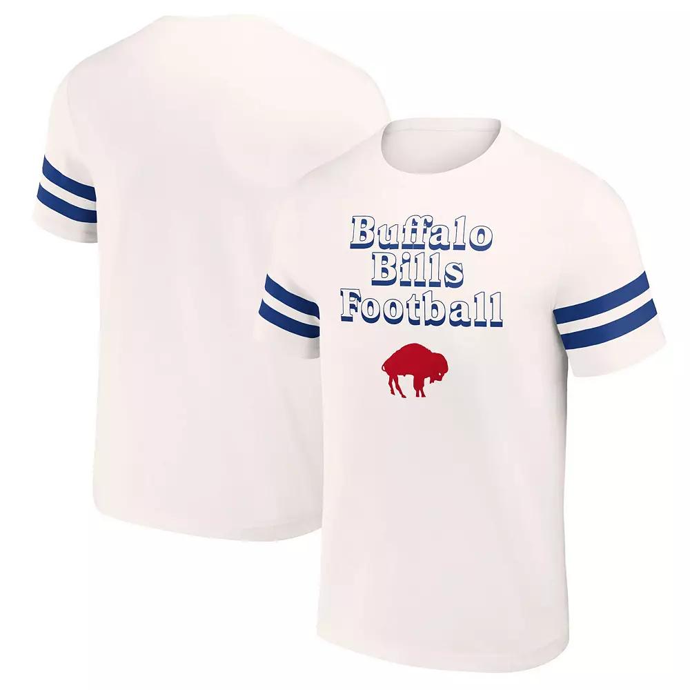 Men's NFL x Darius Rucker Collection by Fanatics Cream Buffalo Bills Vintage T-Shirt,  Product Image