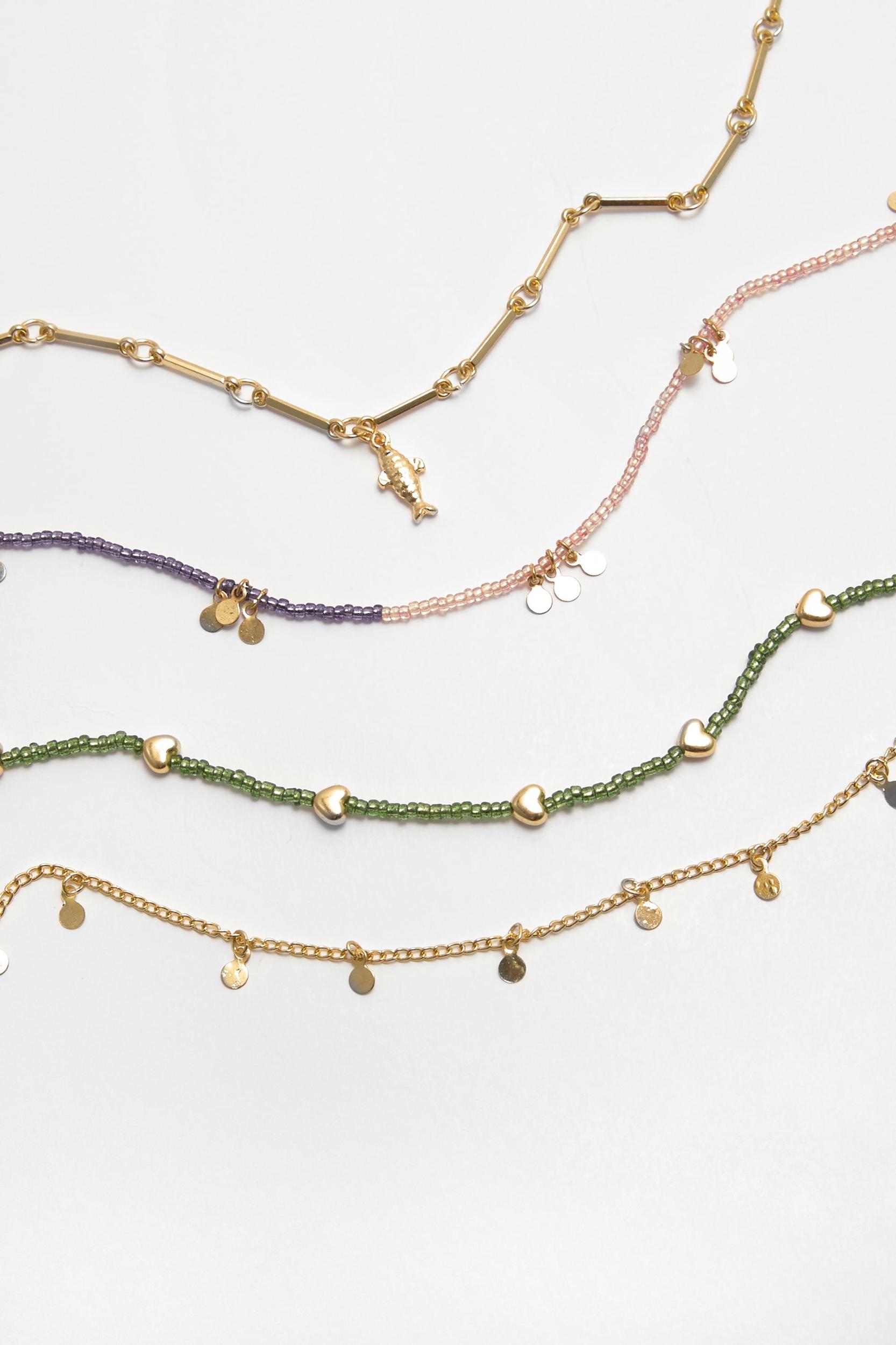 Pack of 4 bead necklaces Product Image