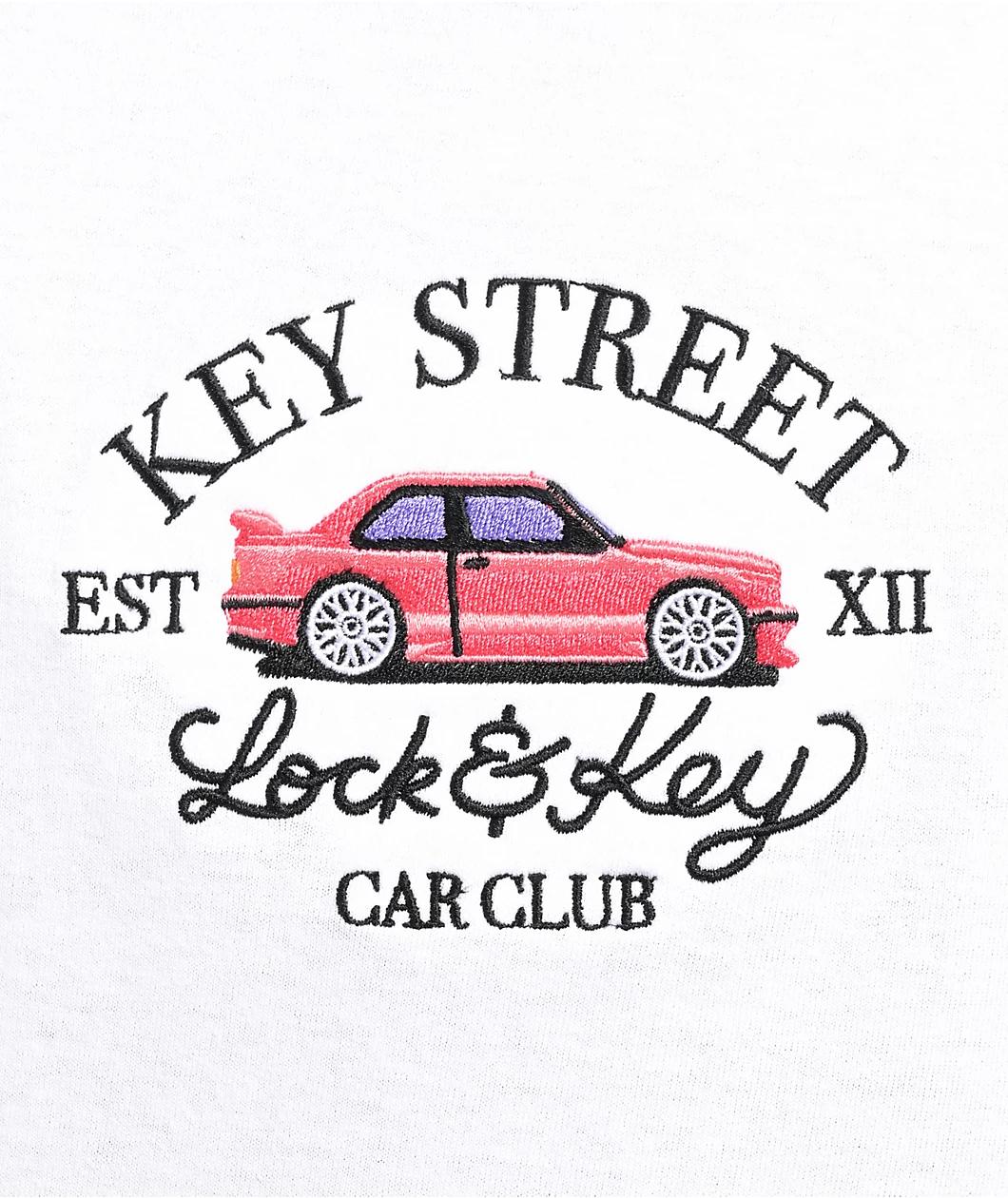 Key Street Lo Pro White T-Shirt Product Image