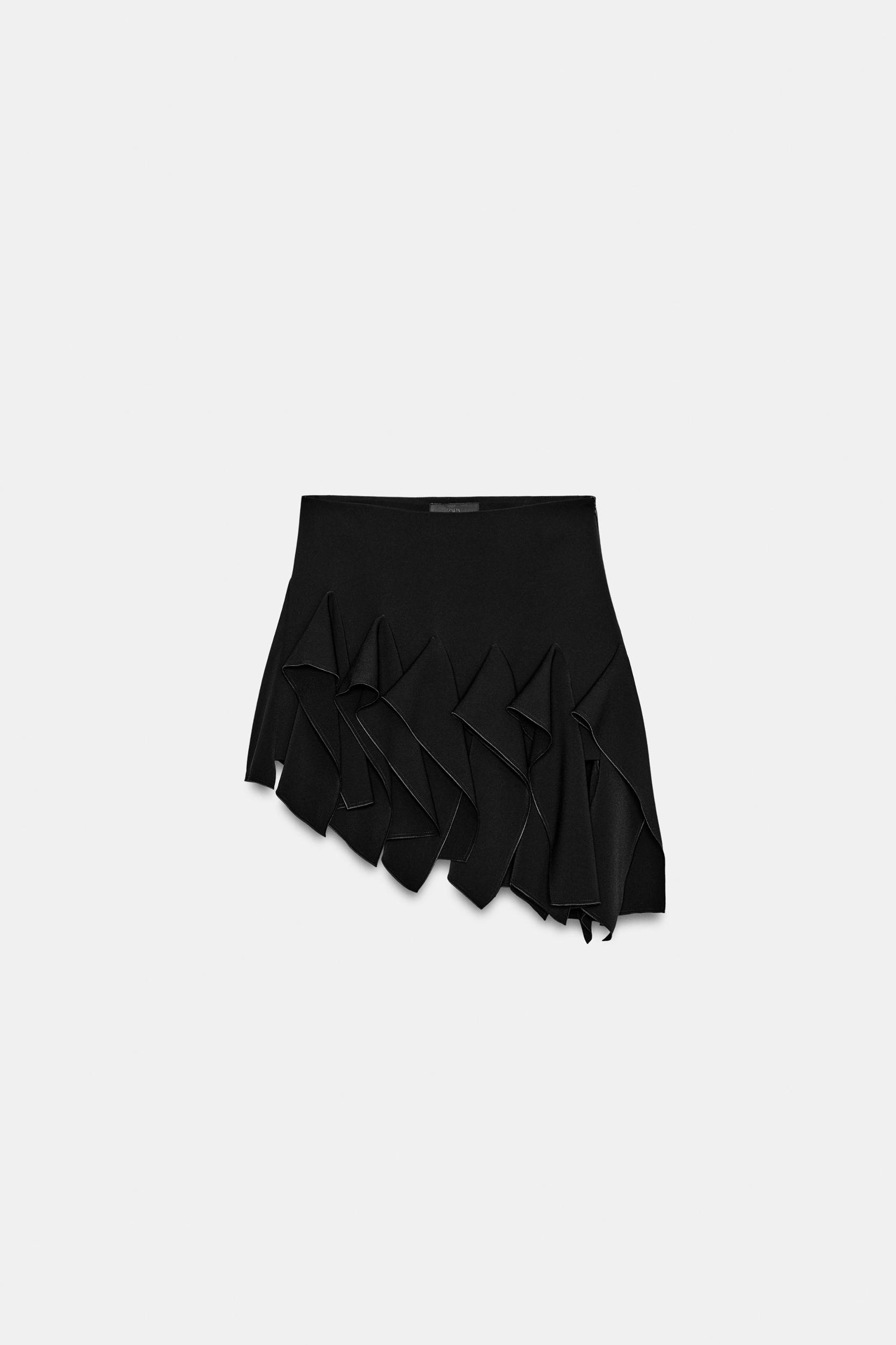 ZW COLLECTION RUFFLED MINI SKIRT Product Image