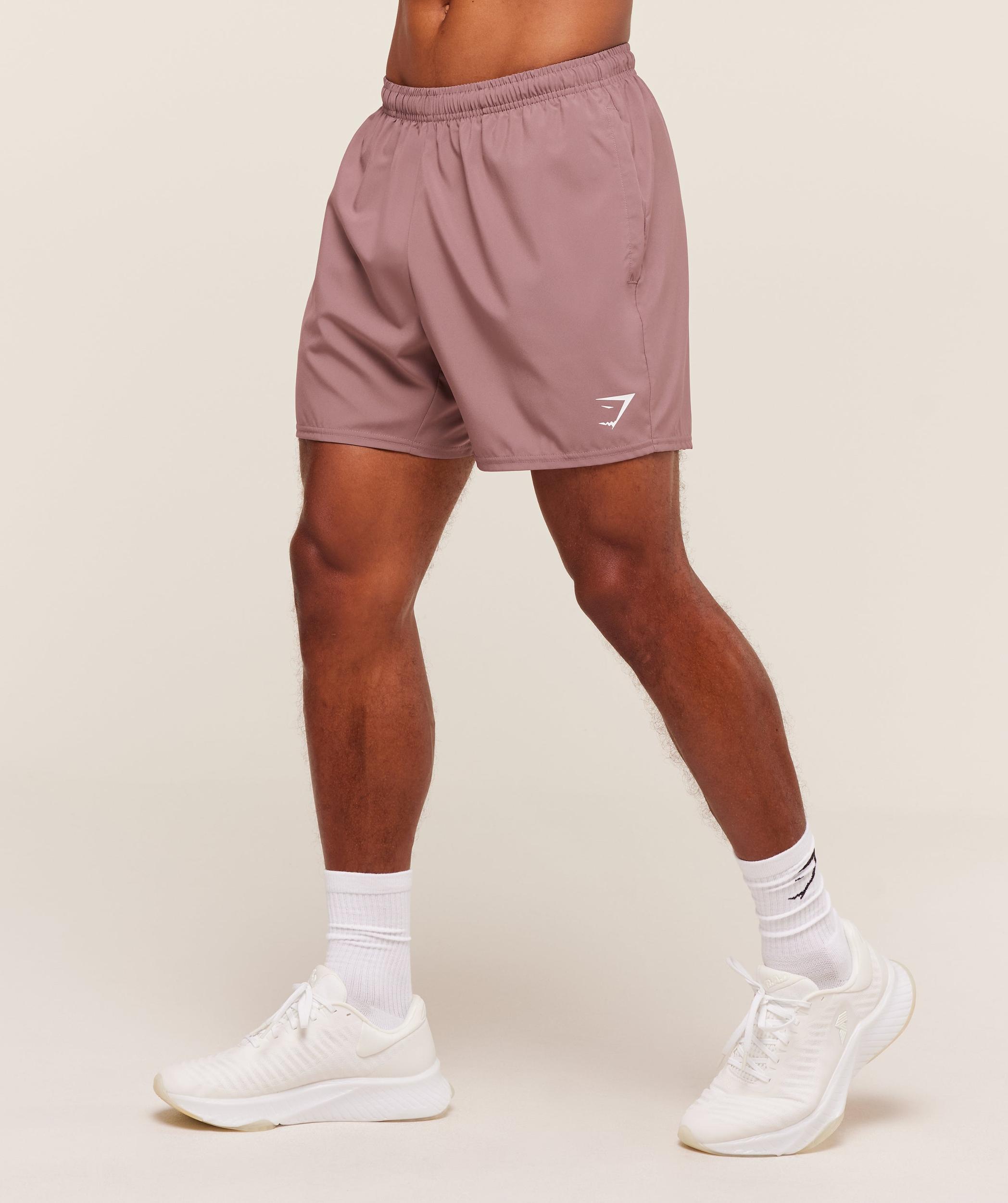 Gymshark Arrival 5" Shorts - Chestnut Pink Male Product Image