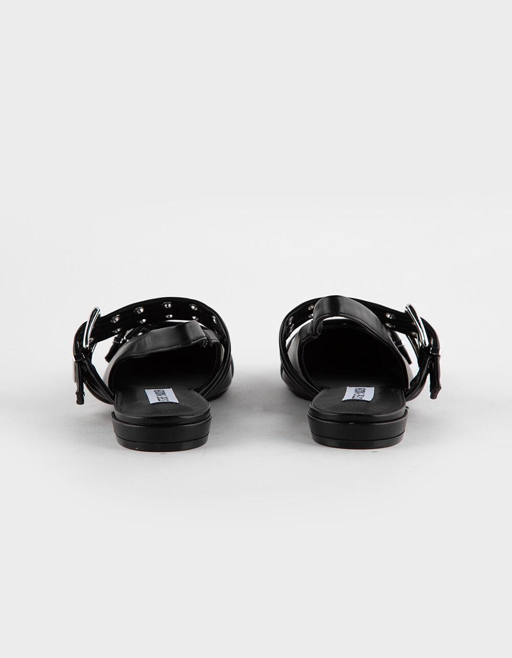 STEVE MADDEN Kissable Womens Slingback Pointy Flats - BLACK Product Image