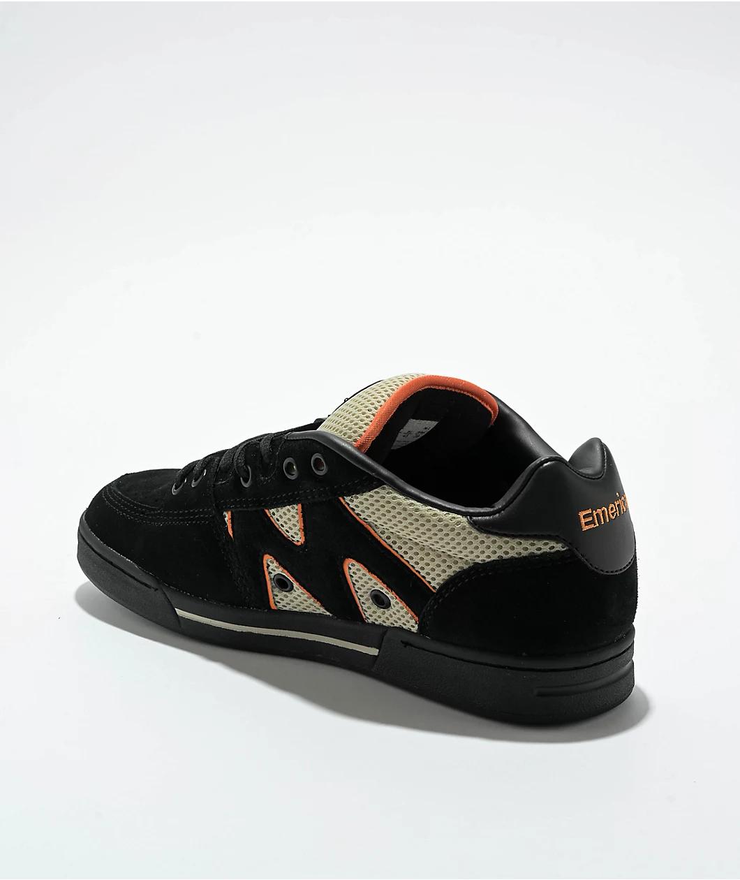 Emerica OG-1 Black & Orange Skate Shoes Product Image