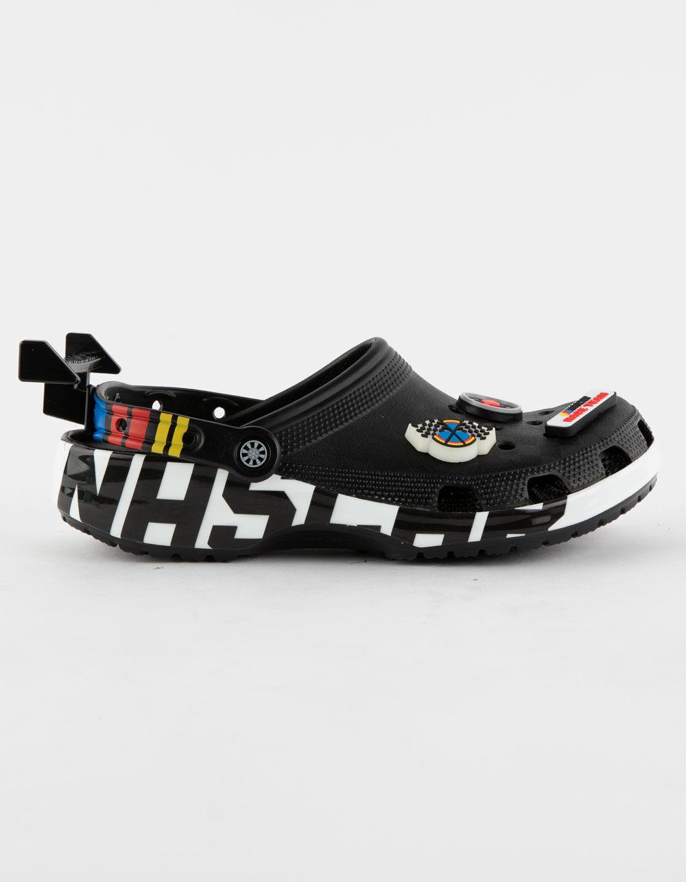CROCS x NASCAR Classic Clogs - BLACK COMBO Product Image
