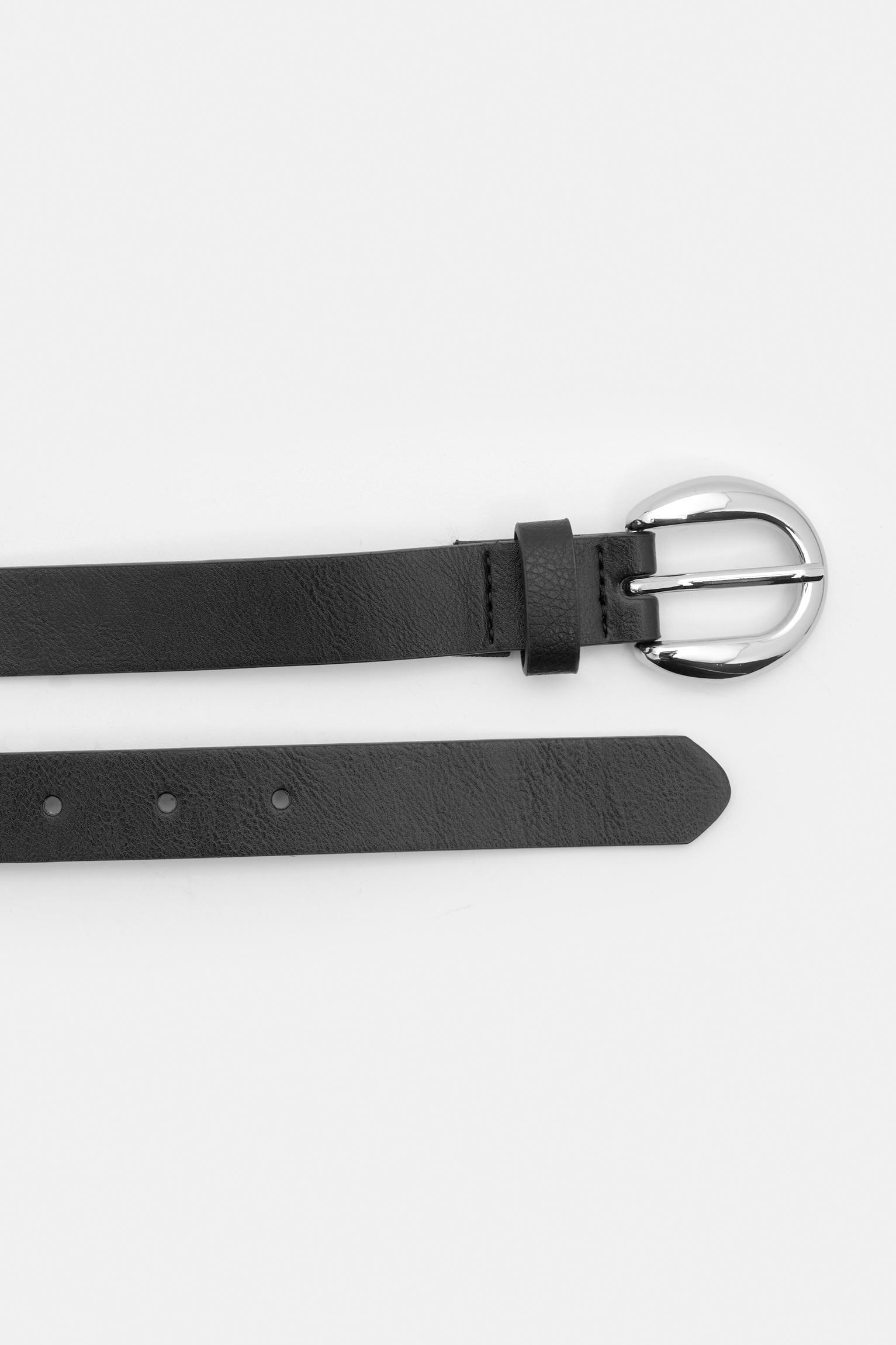 Faux leather belt with balls Product Image