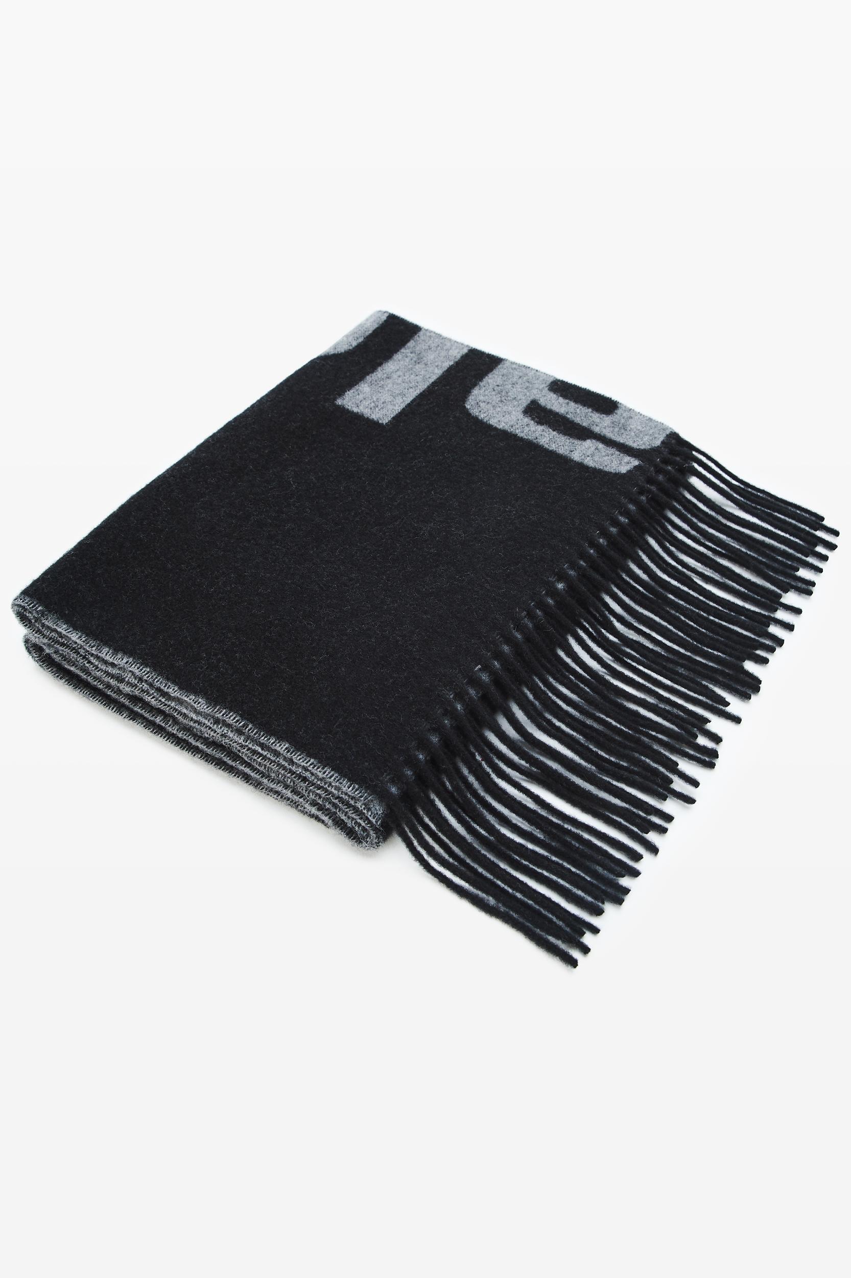 Logo Jacquard Scarf In Wool Cashmere Product Image