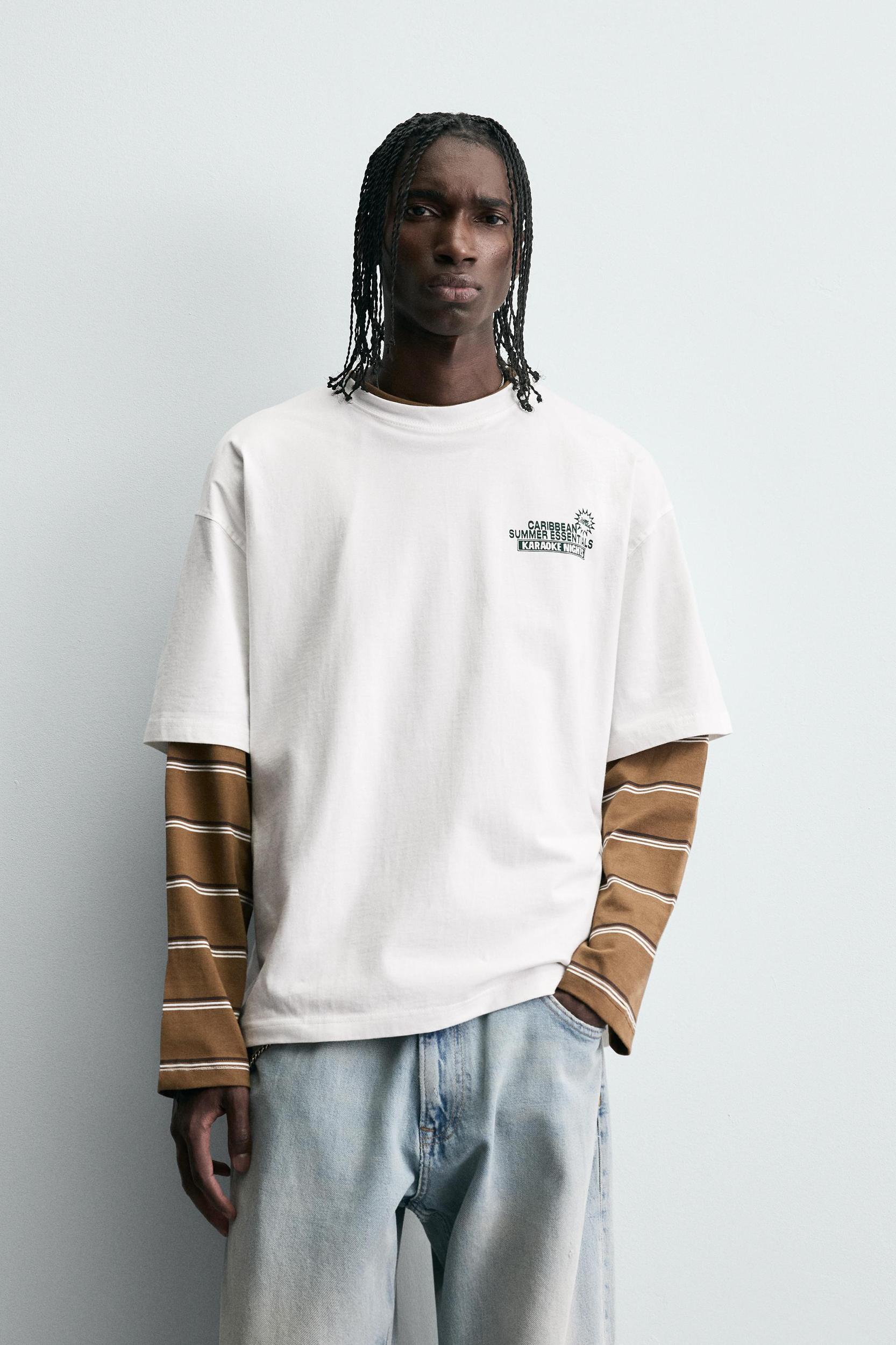 PRINTED TEXT T-SHIRT Product Image