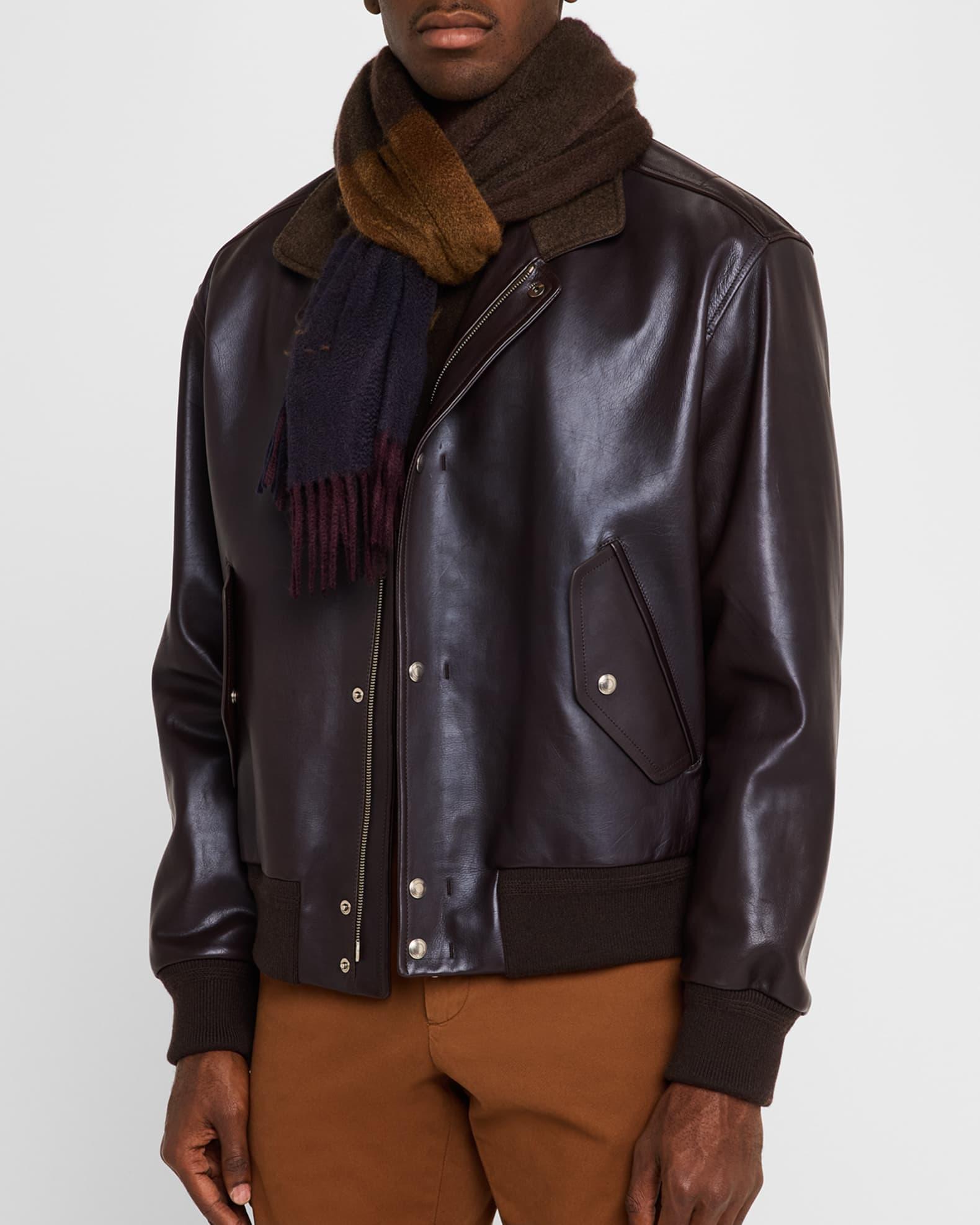 Men's Oasi Cashmere Stripe Scarf Product Image