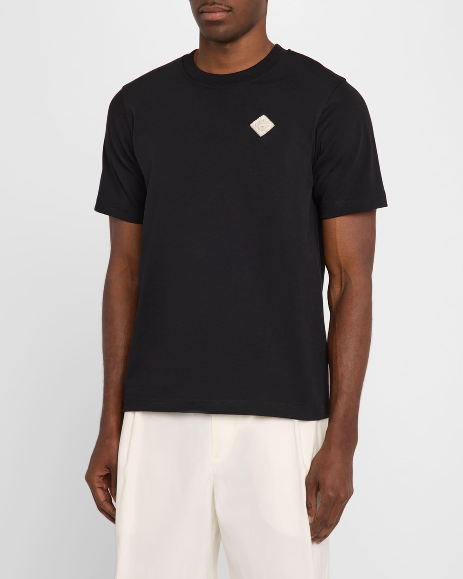 Men's Embellished Patch T-Shirt Product Image