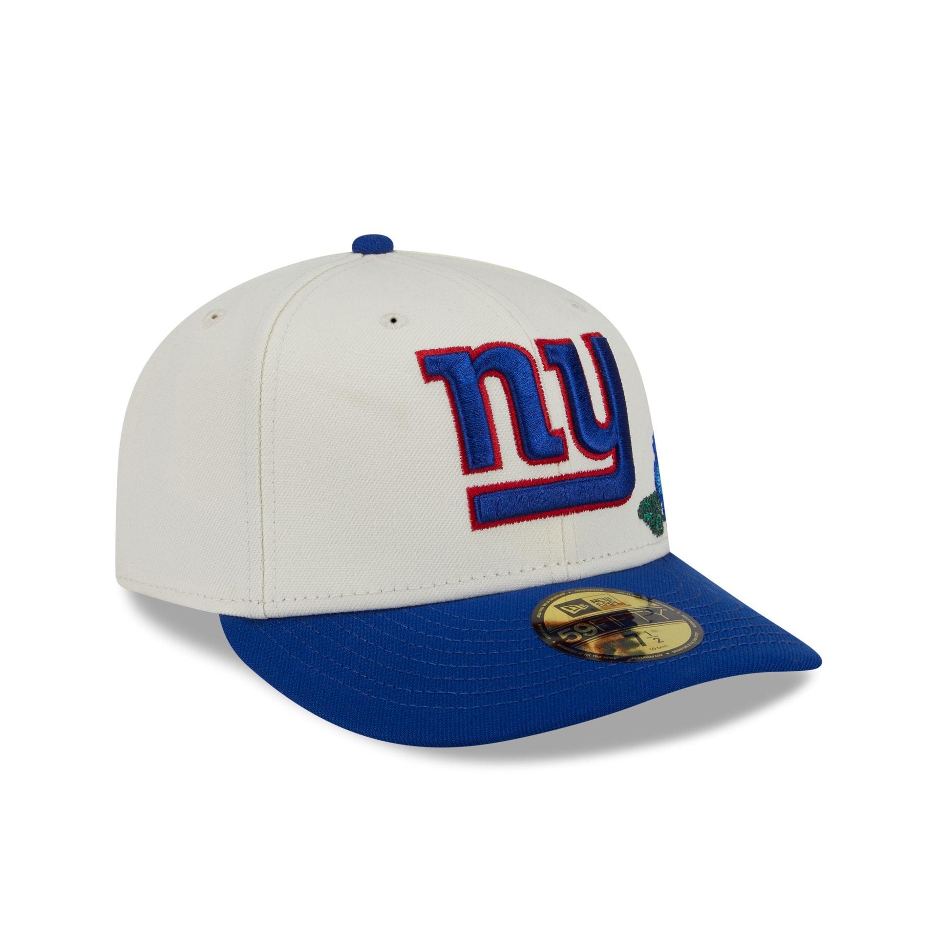 New York Giants Tonal Florals White 59FIFTY Fitted Hat Male Product Image