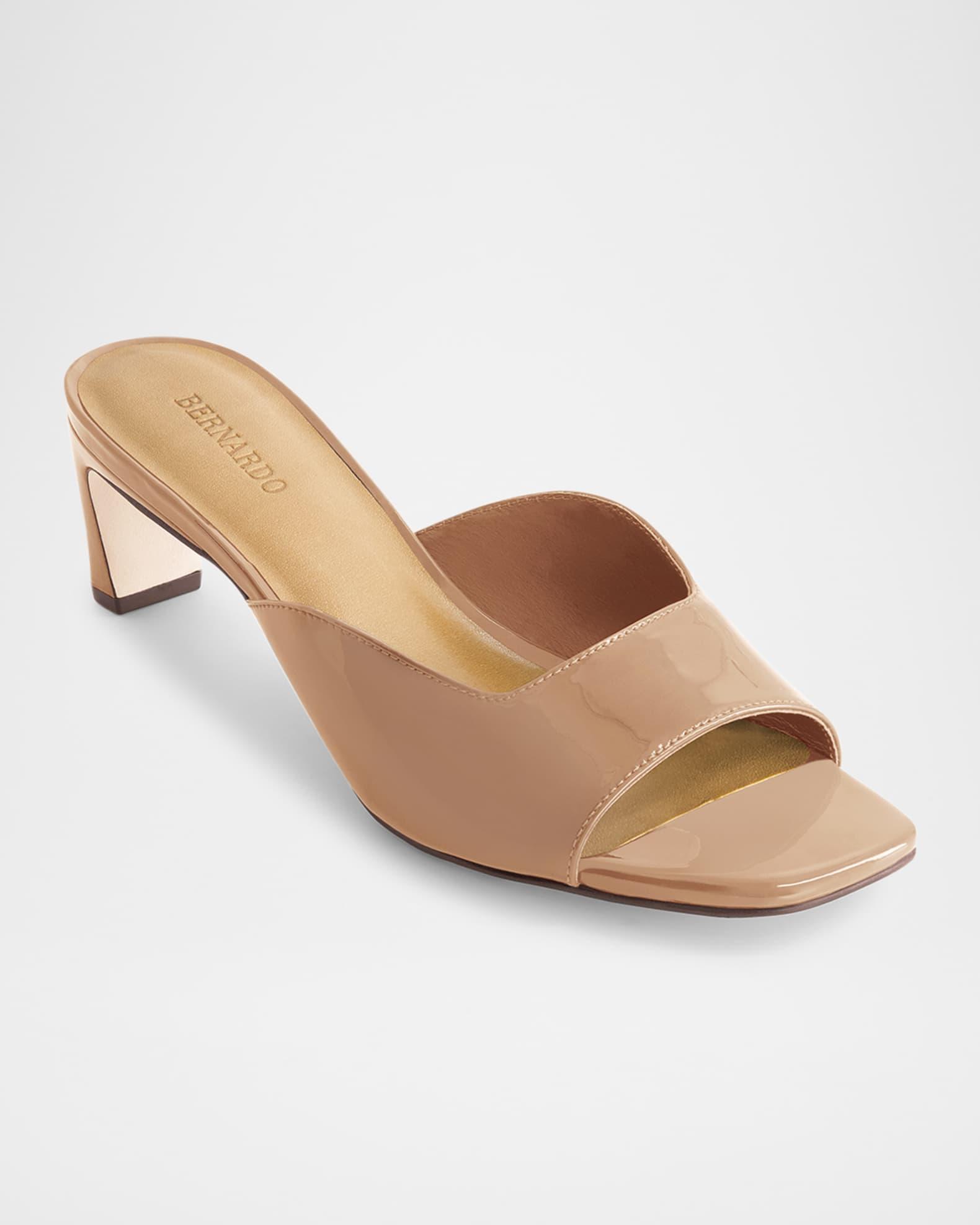 Patent Leather Mule Sandals Product Image