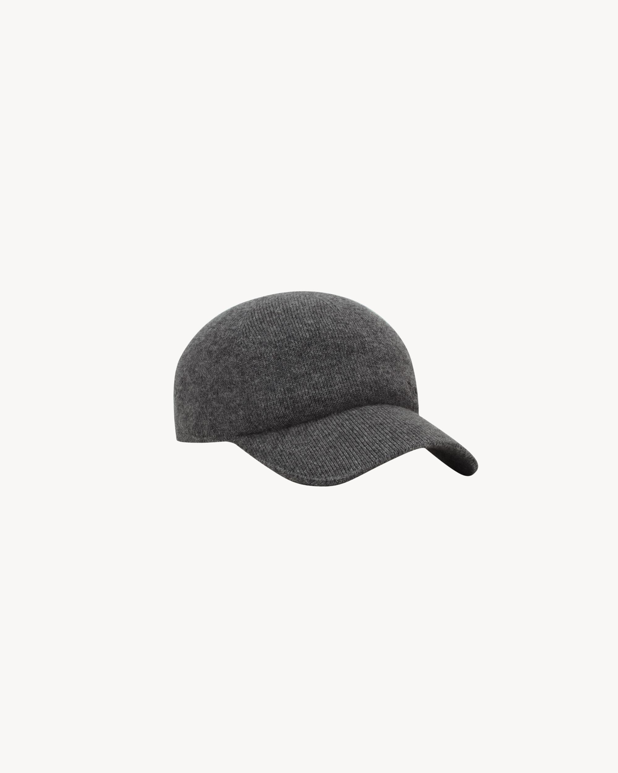 SAINT LAURENT knit baseball cap in cashmere Product Image