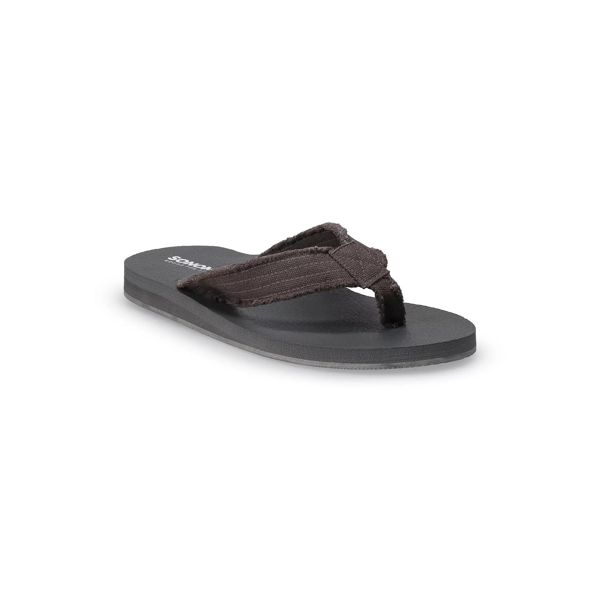 Sonoma Goods For Life® Cilliann Men's Flip-Flop Sandals, Size: 9, Grey Product Image