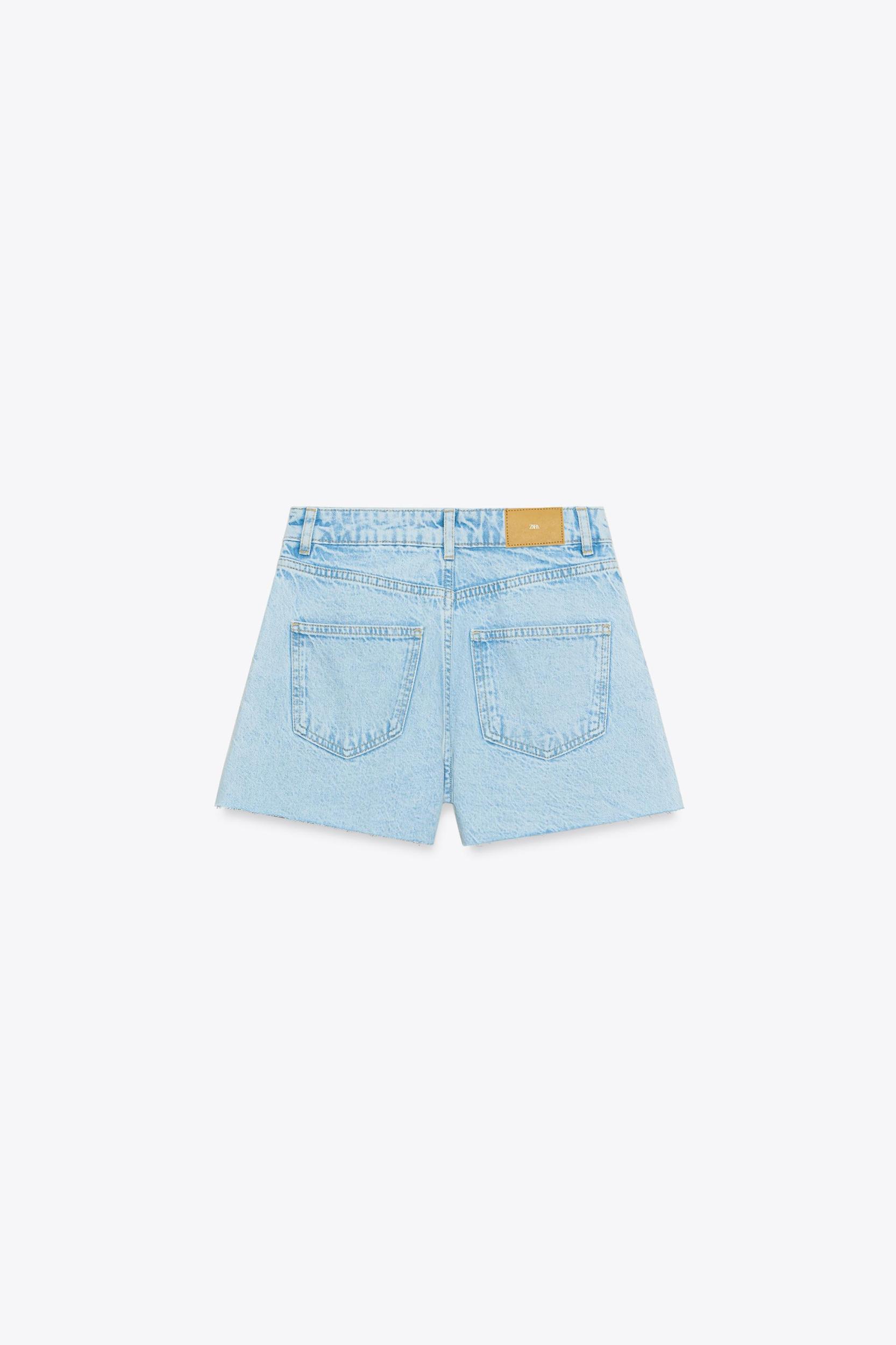 Z1975 HIGH-WAISTED DENIM SHORTS Product Image