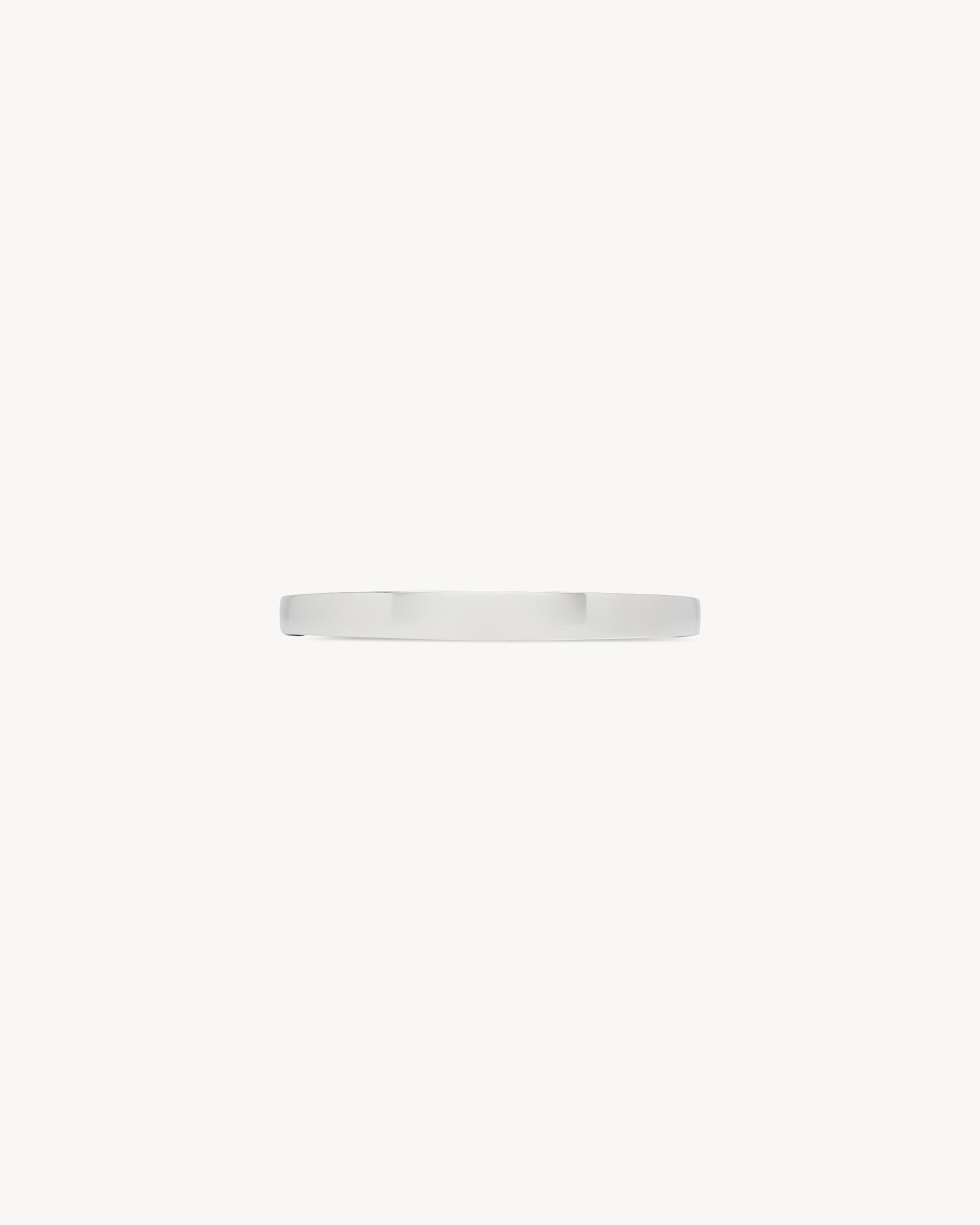 SPLIT CHAIN BANGLE IN STERLING SILVER Product Image