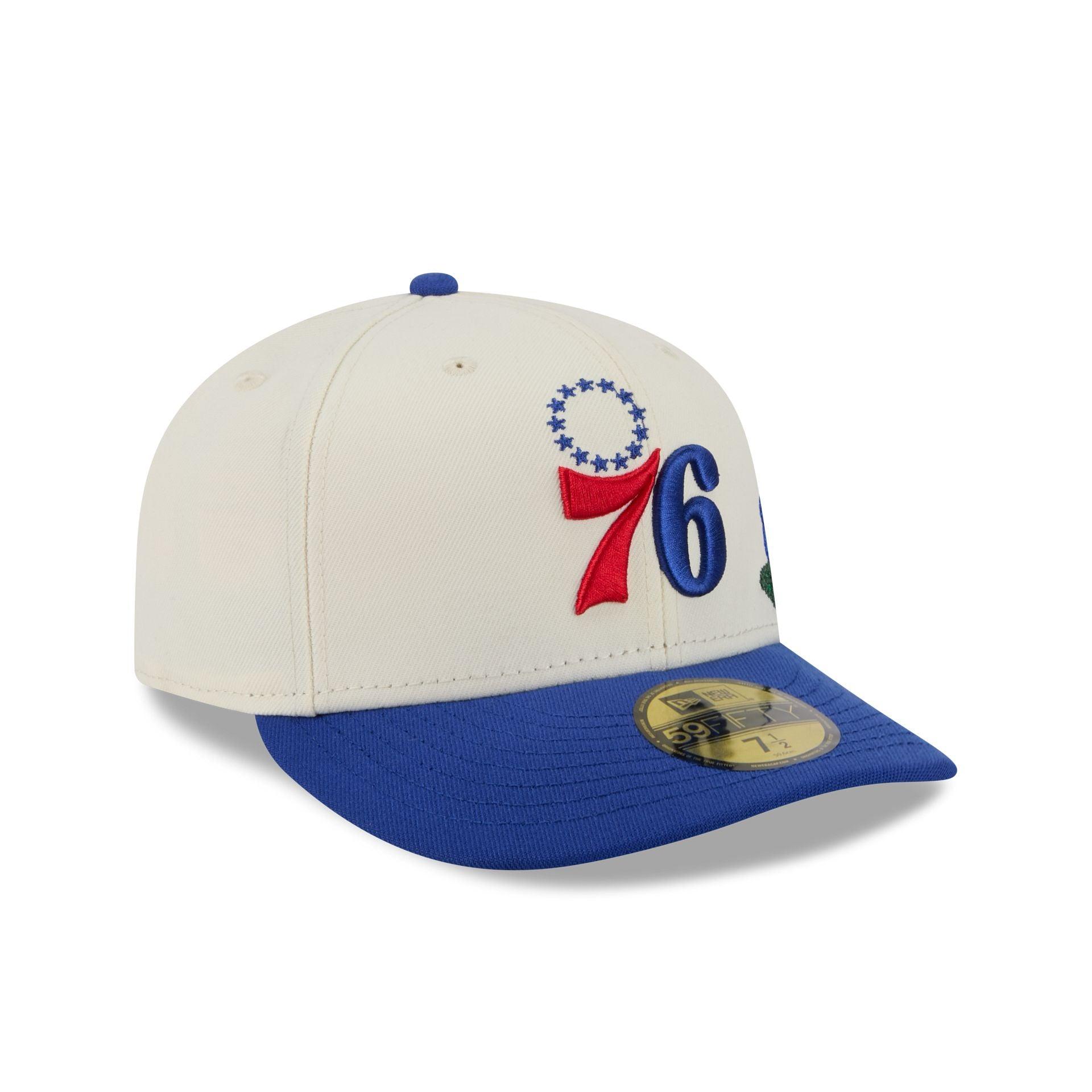 Philadelphia 76ers Tonal Florals White 59FIFTY Fitted Hat Male Product Image