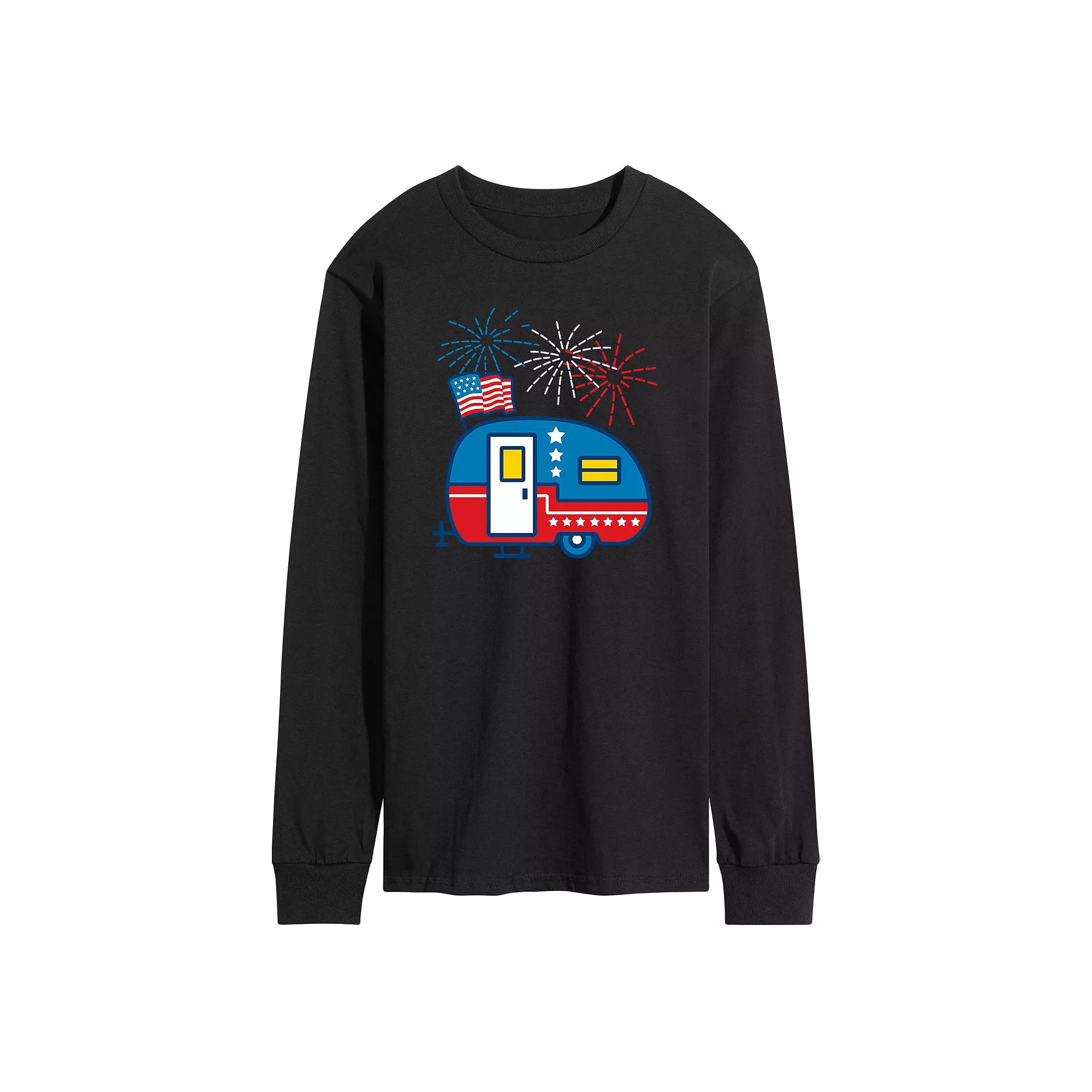 Disney Villains Cruella Men's Long Sleeve Graphic Tee,  Product Image