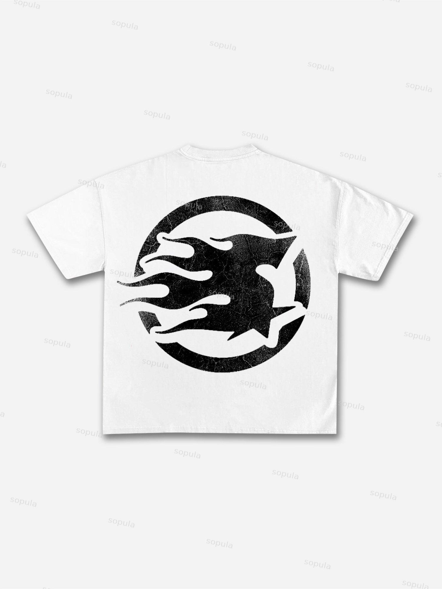 Urban Graffiti Faith Old Graphic Cotton T-shirt Product Image