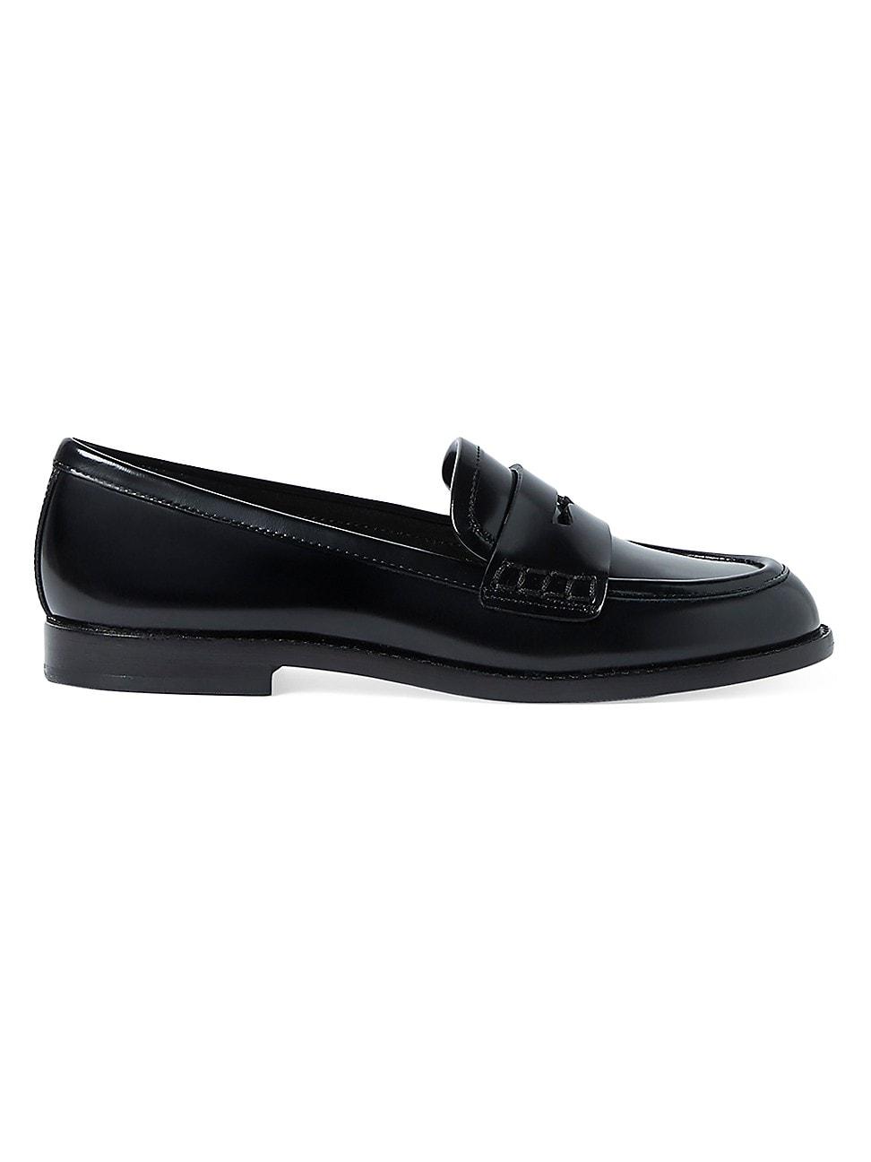 Womens Rachel Leather Penny Loafers Product Image