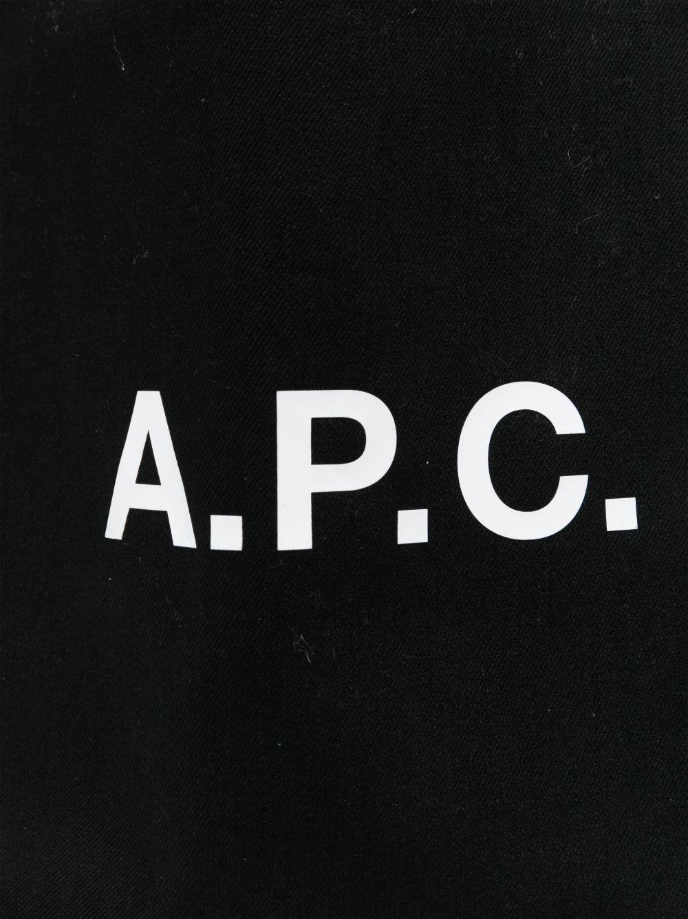 APC A.p.c. Black Canvas Ninon Shopping Bag Product Image