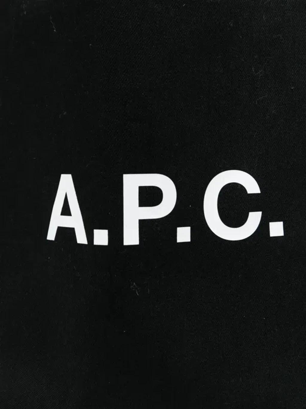 APC A.p.c. Black Canvas Ninon Shopping Bag Product Image
