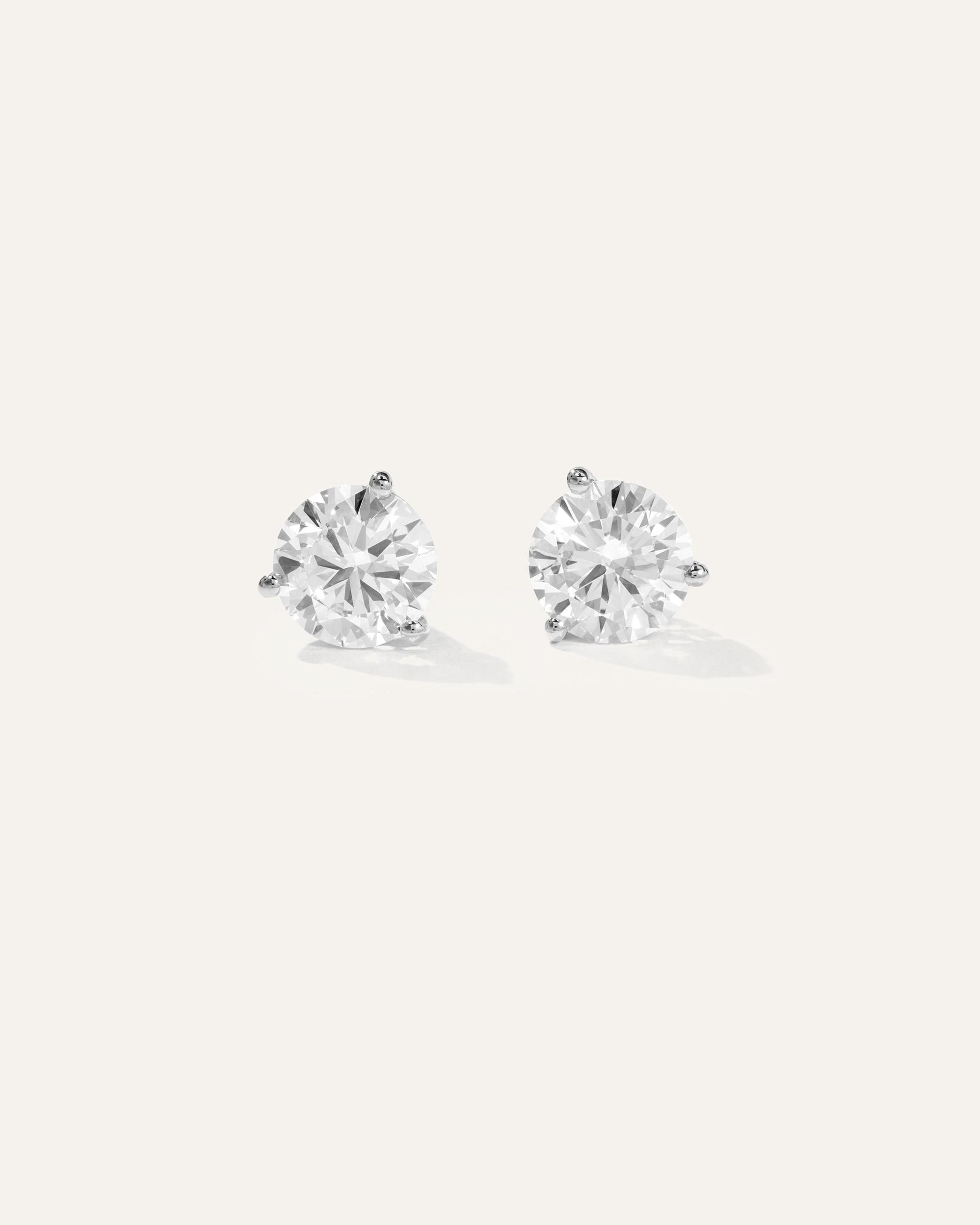 Quince | Women's 14K Gold Lab Grown Diamond Martini Studs Product Image