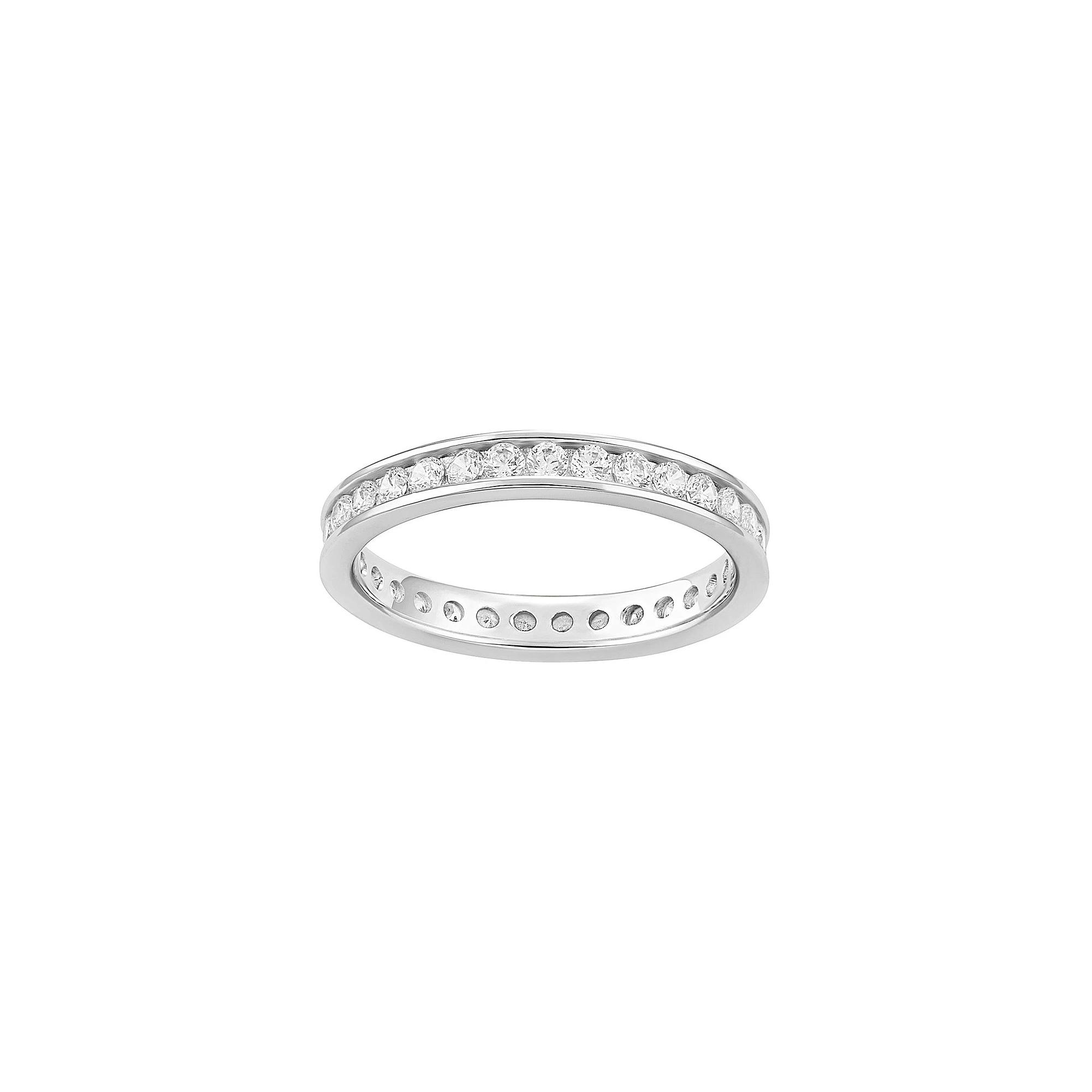 PRIMROSE Cubic Zirconia Channel Band Ring, Women's,  Product Image