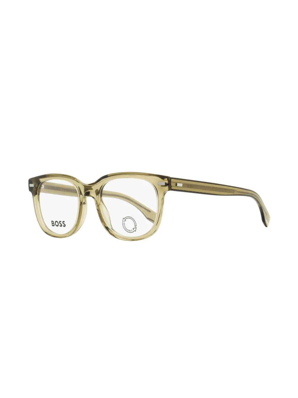transparent square-shape glasses Product Image