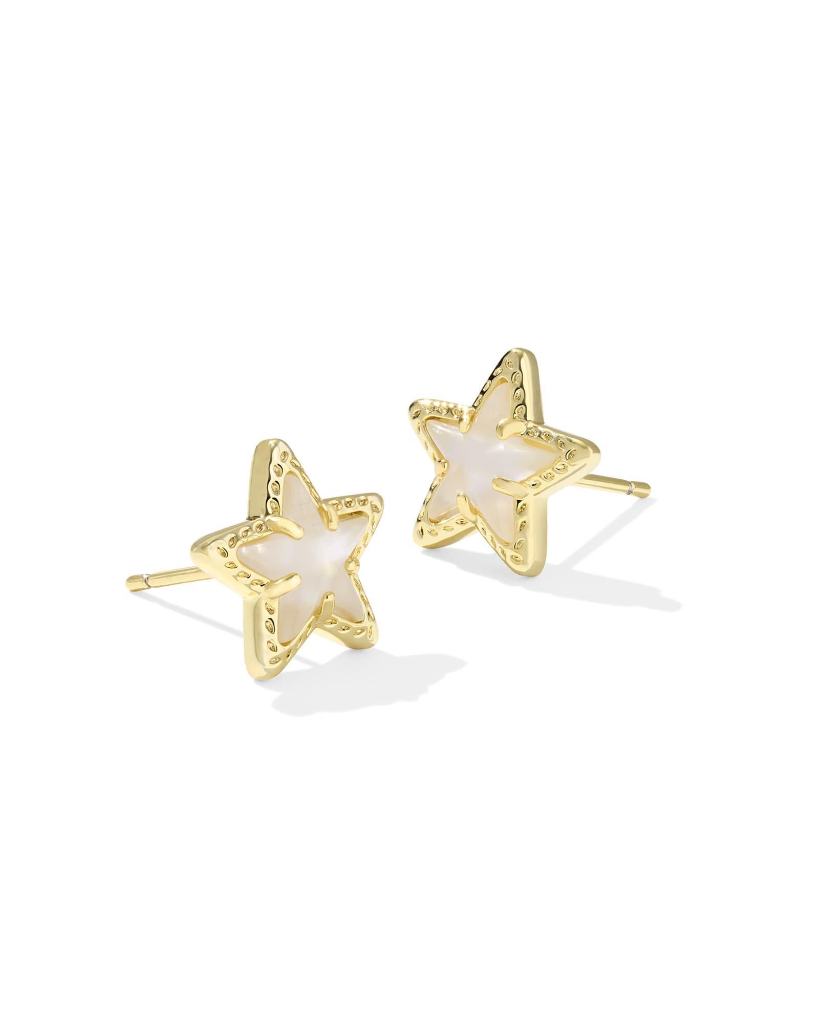 Cassidy Gold Stud Earrings Product Image